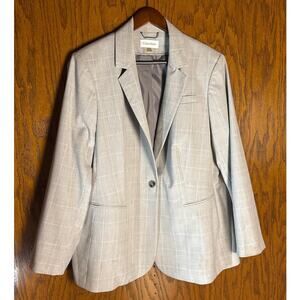 Calvin Klein Tan Plaid Blazer Women’s Size 20W